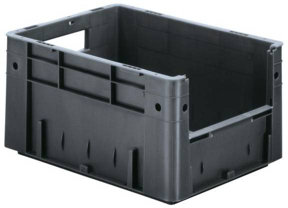 LA-KA-PE VTK 400/210-4 Stapelbehälter lebensmittelgeeignet (L x B x H) 400 x 300 x 210 mm Grau 4 St.