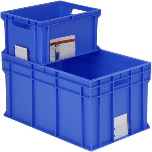 BITO Lagertechnik 1658165 Stapelbehälter Classic lebensmittelgeeignet (L x B x H) 600 x 400 x 415 mm Blau 1 St.