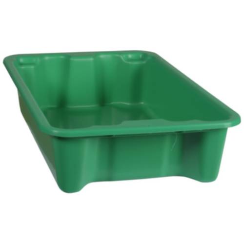 Plastipol Scheu 1658186 Stapelbehälter lebensmittelgeeignet (L x B x H) 590 x 380 x 135 mm Grün 1 St.