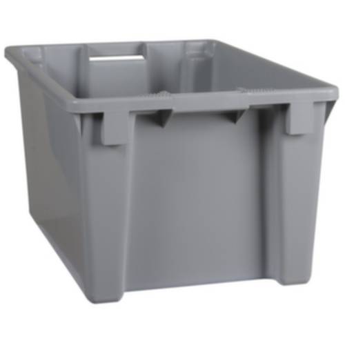 Plastipol Scheu 1658187 Stapelbehälter lebensmittelgeeignet (L x B x H) 600 x 400 x 300 mm Grau 1 St.