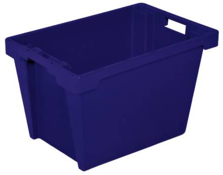 BRB Lagertechnik 1658192 Drehstapelbehälter lebensmittelgeeignet (L x B x H) 600 x 400 x 350 mm Blau 1 St.