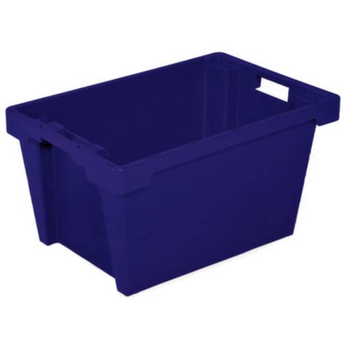 BRB Lagertechnik 1658197 Drehstapelbehälter lebensmittelgeeignet (L x B x H) 600 x 400 x 300 mm Blau 1 St.