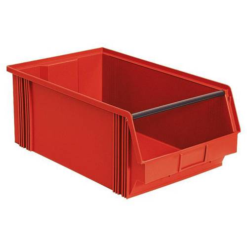 Thumbnail - BRB Lagertechnik 974201 Sichtlagerkasten lebensmittelgeeignet (B x H x T) 300 x 200 x 510 mm Rot 6 St.