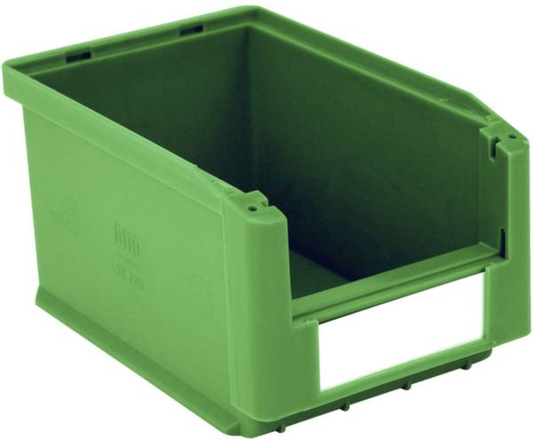 BITO Lagertechnik 383974 Sichtlagerkasten lebensmittelgeeignet (L x B x H) 230 x 150 x 125 mm Grün 20 St.