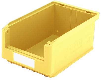 BITO Lagertechnik 384037 Sichtlagerkasten lebensmittelgeeignet (L x B x H) 350 x 210 x 145 mm Gelb 10 St.