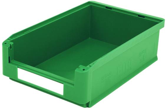 BITO Lagertechnik 384401 Sichtlagerkasten lebensmittelgeeignet (L x B x H) 500 x 315 x 145 mm Grün 8 St.