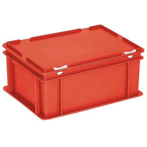 BRB Lagertechnik 1658287 Stapelbehälter lebensmittelgeeignet (L x B x H) 400 x 300 x 185 mm Rot 1 St.