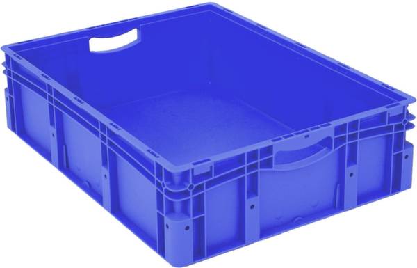 BITO Lagertechnik 1658327  Stapelbehälter  lebensmittelgeeignet (L x B x H) 800 x 600 x 220 mm Blau 1 St.