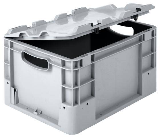 Alpha Paletten & Boxen 1658341 Stapelbehälter lebensmittelgeeignet (L x B x H) 600 x 400 x 270 mm Grau 1 St.