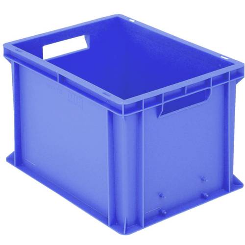 BITO Lagertechnik 1658346 Stapelbehälter Classic lebensmittelgeeignet (L x B x H) 400 x 300 x 265 mm Blau 1 St.