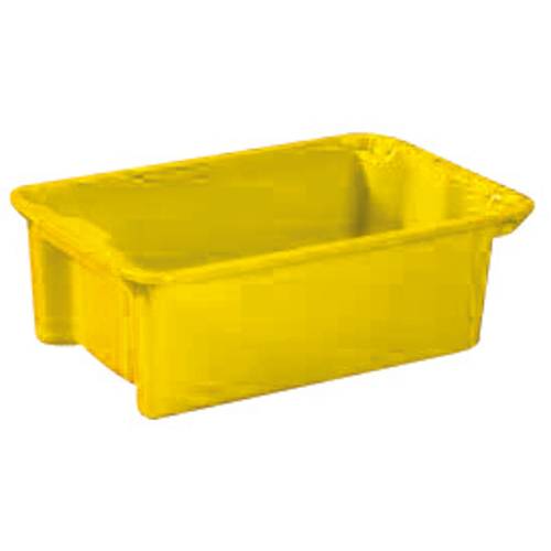 Plastipol Scheu 1658378 Stapelbehälter lebensmittelgeeignet (L x B x H) 590 x 380 x 202 mm Gelb 1 St.