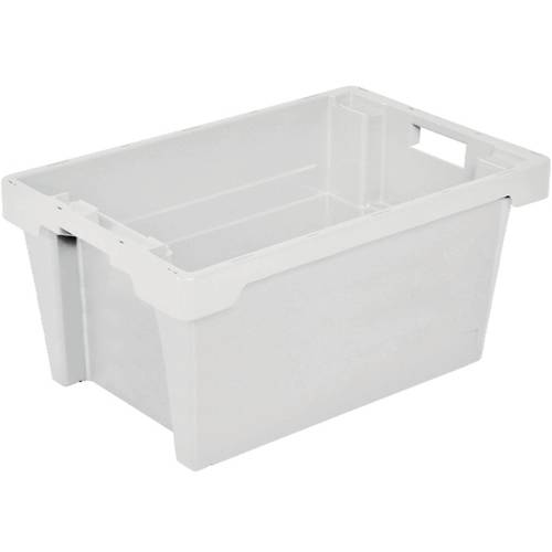 BRB Lagertechnik 1658383 Drehstapelbehälter lebensmittelgeeignet (L x B x H) 600 x 400 x 300 mm Naturweiß 1 St.