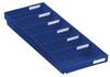 Kappes 6632.00.3150 Regalkasten lebensmittelgeeignet (B x H x T) 240 x 65 x 500 mm Blau 1 St.