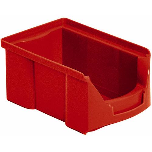 BRB Lagertechnik 977298 Sichtlagerkasten lebensmittelgeeignet (B x H x T) 100 x 77 x 170 mm Rot 42 St.