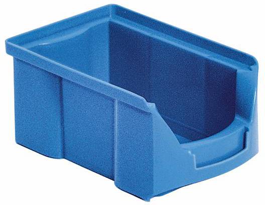 BRB Lagertechnik 977345 Sichtlagerkasten lebensmittelgeeignet (B x H x T) 100 x 77 x 170 mm Blau 42 St.