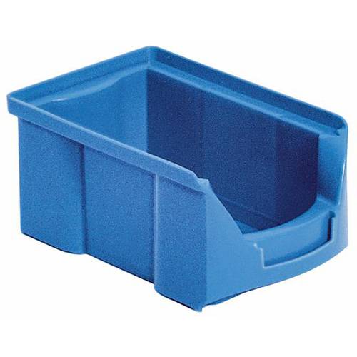 BRB Lagertechnik 977345 Sichtlagerkasten lebensmittelgeeignet (B x H x T) 100 x 77 x 170 mm Blau 42 St.