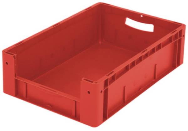 BITO Lagertechnik 1658496  Sichtlagerkasten  lebensmittelgeeignet (L x B x H) 600 x 400 x 170 mm Rot 1 St.