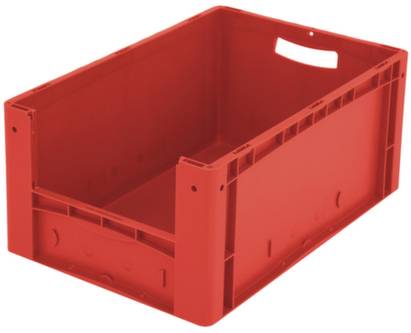 BITO Lagertechnik 1658497 Sichtlagerkasten lebensmittelgeeignet (L x B x H) 600 x 400 x 270 mm Rot 1 St.