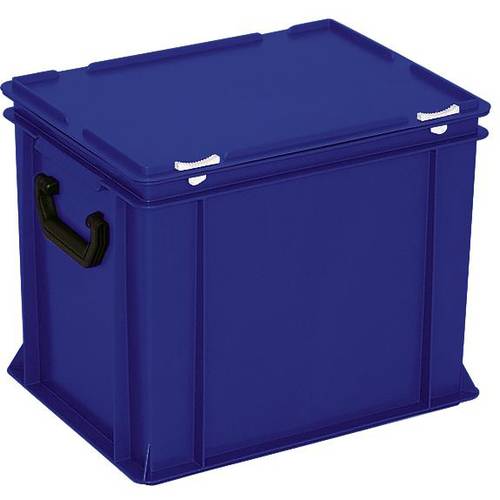 BRB Lagertechnik 1658505 Stapelbehälter lebensmittelgeeignet (L x B x H) 400 x 300 x 335 mm Blau 1 St.