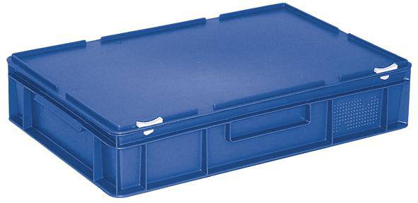 BRB Lagertechnik 1658507 Stapelbehälter lebensmittelgeeignet (L x B x H) 600 x 400 x 135 mm Blau 1 St.