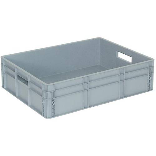 BRB Lagertechnik 1658529 Stapelbehälter lebensmittelgeeignet (L x B x H) 800 x 600 x 220 mm Grau 1 St.