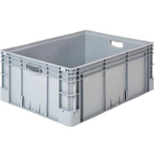 Alpha Paletten & Boxen 1658541 Stapelbehälter lebensmittelgeeignet (L x B x H) 800 x 600 x 320 mm Grau 1 St.