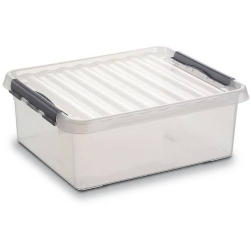 BRB Lagertechnik 55684 Stapelbehälter (L x B x H) 500 x 400 x 180 mm Transparent 2 St.