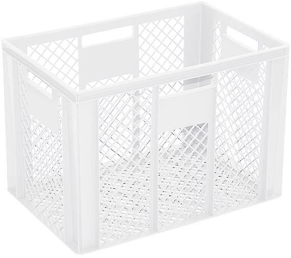 BRB Lagertechnik 1658553 Stapelbehälter Basic lebensmittelgeeignet (L x B x H) 600 x 400 x 410 mm Weiß 1 St.