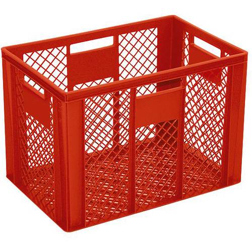 BRB Lagertechnik 1658554 Stapelbehälter Basic lebensmittelgeeignet (L x B x H) 600 x 400 x 410 mm Rot 1 St.