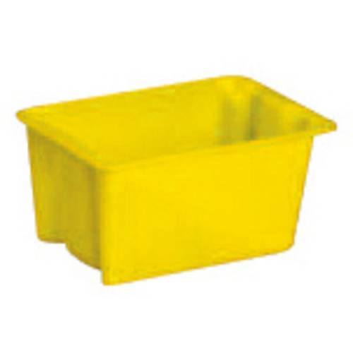 Plastipol Scheu 1658570 Stapelbehälter lebensmittelgeeignet (L x B x H) 300 x 200 x 150 mm Gelb 1 St.
