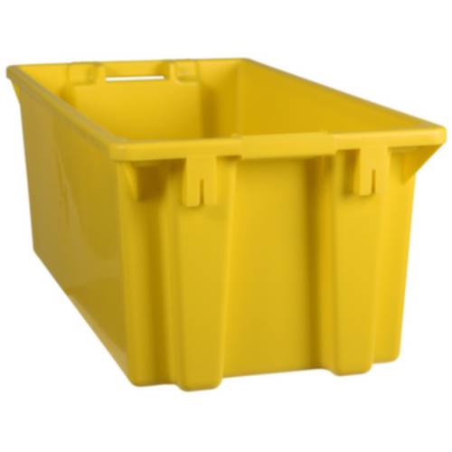 Plastipol Scheu 1658574 Stapelbehälter lebensmittelgeeignet (L x B x H) 800 x 400 x 300 mm Gelb 1 St.