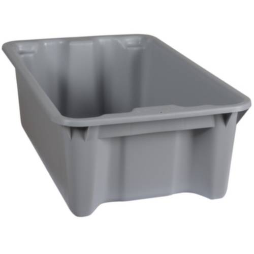 Plastipol Scheu 1658577 Stapelbehälter lebensmittelgeeignet (L x B x H) 590 x 380 x 202 mm Grau 1 St.