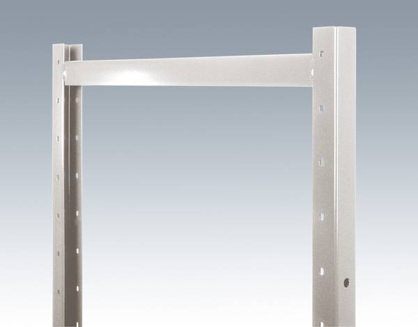 Manuflex RA3112.7035 Regalrahmen   Stahlblech pulverbeschichtet Lichtgrau