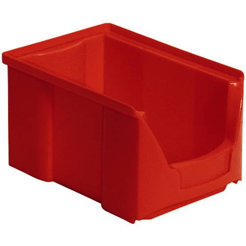 BRB Lagertechnik 977301 Sichtlagerkasten lebensmittelgeeignet (B x H x T) 145 x 125 x 230 mm Rot 25 St.