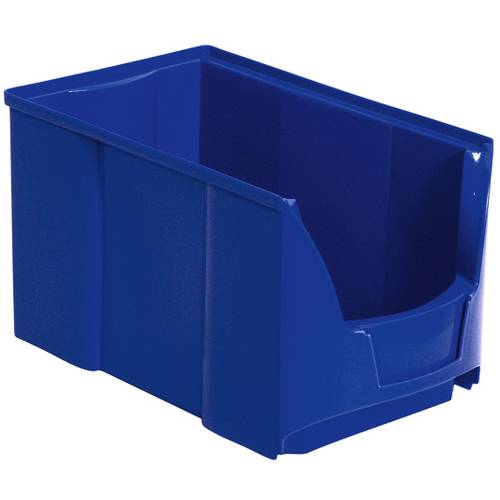 BRB Lagertechnik 977378 Sichtlagerkasten lebensmittelgeeignet (B x H x T) 200 x 200 x 360 mm Blau 8 St.