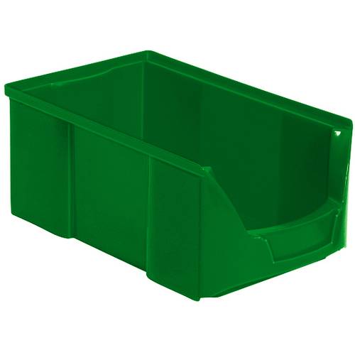 BRB Lagertechnik 977491 Sichtlagerkasten lebensmittelgeeignet (B x H x T) 200 x 145 x 360 mm Grün 12 St.