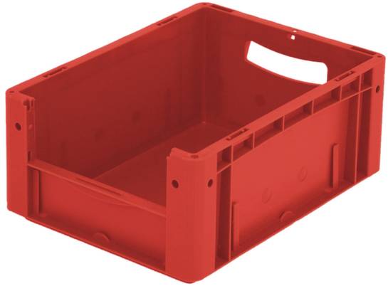 BITO Lagertechnik 1658693 Sichtlagerkasten lebensmittelgeeignet (L x B x H) 400 x 300 x 170 mm Rot 1 St.