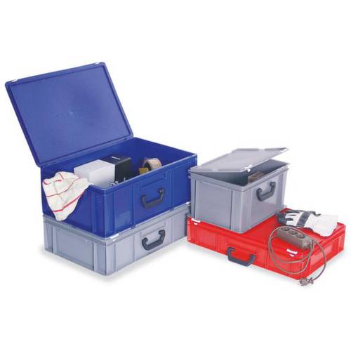 BRB Lagertechnik 1658697 Stapelbehälter lebensmittelgeeignet (L x B x H) 400 x 300 x 235 mm Rot 1 St.