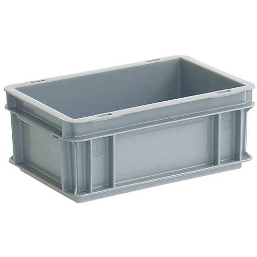 BRB Lagertechnik 1658708 Stapelbehälter lebensmittelgeeignet (L x B x H) 300 x 200 x 120 mm Grau 1 St.