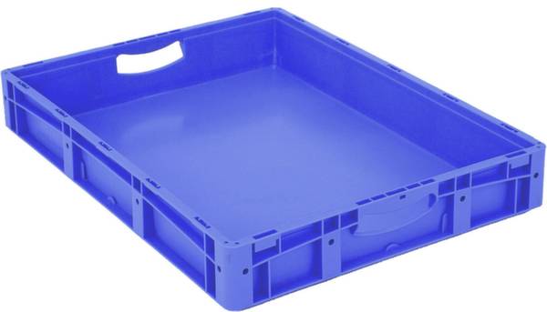 BITO Lagertechnik 1658720  Stapelbehälter  lebensmittelgeeignet (L x B x H) 800 x 600 x 120 mm Blau 1 St.