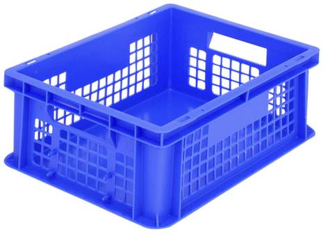 BITO Lagertechnik 1658741 Stapelbehälter Classic lebensmittelgeeignet (L x B x H) 400 x 300 x 153 mm Blau 1 St.