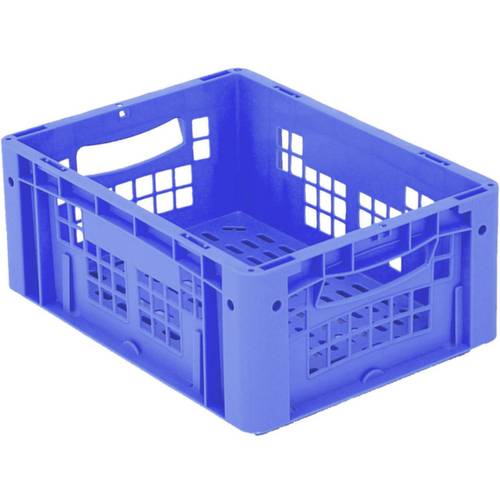 BITO Lagertechnik 1658765 Stapelbehälter Ergonomic lebensmittelgeeignet (L x B x H) 400 x 300 x 170 mm Blau 1 St.