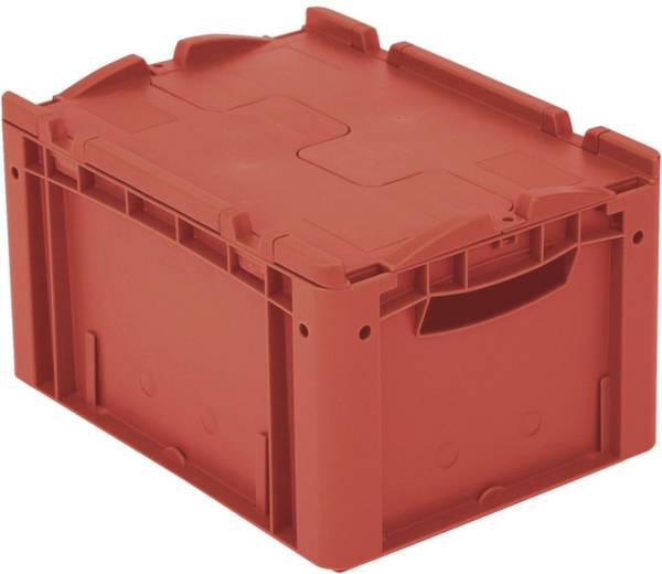 BITO Lagertechnik 1658772  Stapelbehälter  lebensmittelgeeignet (L x B x H) 400 x 300 x 220 mm Rot 1 St.