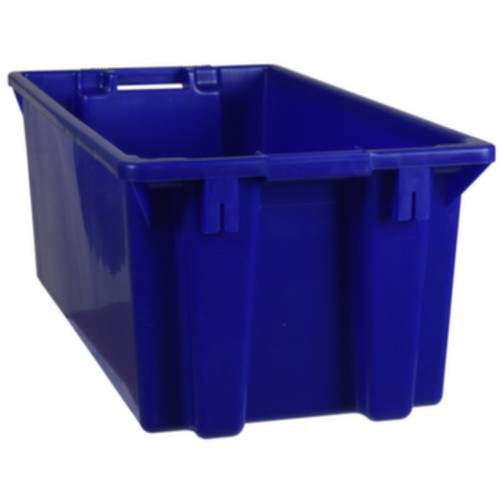 Plastipol Scheu 1658785 Stapelbehälter lebensmittelgeeignet (L x B x H) 800 x 400 x 300 mm Blau 1 St.