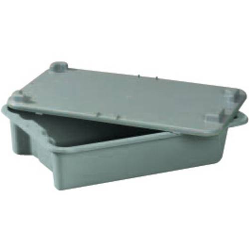 Plastipol Scheu 1658793 Stapelbehälter lebensmittelgeeignet (L x B x H) 590 x 380 x 135 mm Grau 1 St.