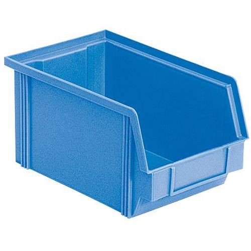 BRB Lagertechnik 974245 Sichtlagerkasten lebensmittelgeeignet (B x H x T) 145 x 125 x 230 mm Blau 27 St.