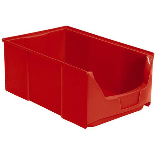 BRB Lagertechnik 977334 Sichtlagerkasten lebensmittelgeeignet (B x H x T) 300 x 200 x 510 mm Rot 6 St.