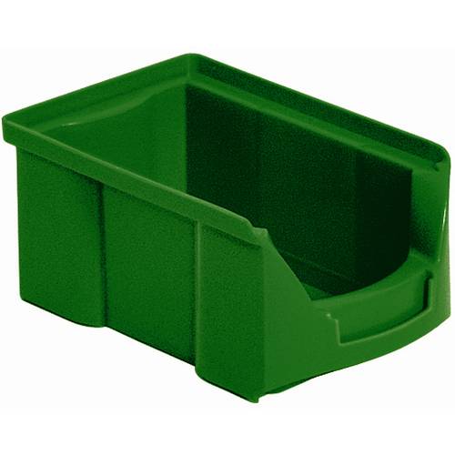 BRB Lagertechnik 977458 Sichtlagerkasten lebensmittelgeeignet (B x H x T) 100 x 77 x 170 mm Grün 42 St.