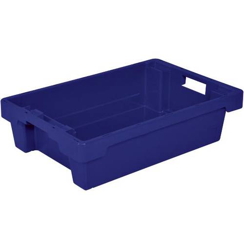 BRB Lagertechnik 1658837 Drehstapelbehälter lebensmittelgeeignet (L x B x H) 600 x 400 x 150 mm Blau 1 St.