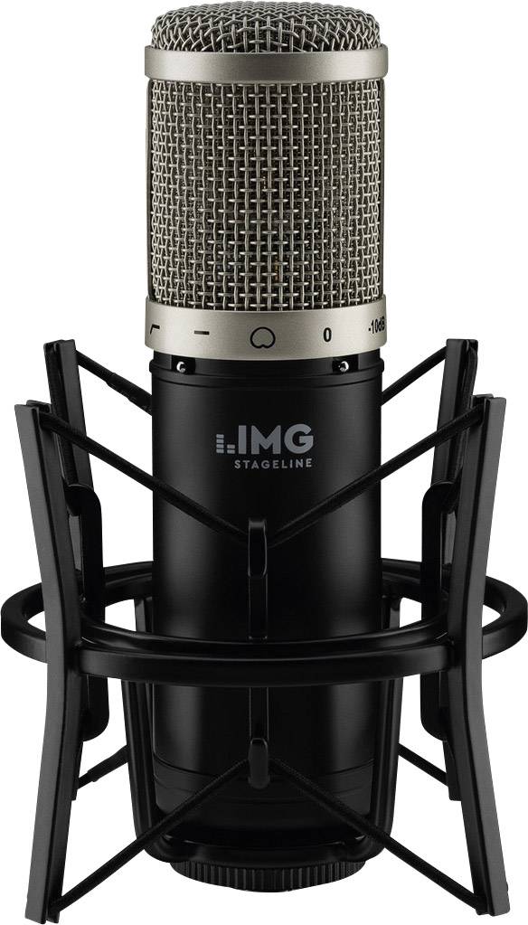 IMG STAGELINE Studiomikrofon ECMS-90 Übertragungsart:Kabelgebunden inkl Spinne, inkl. Windsc